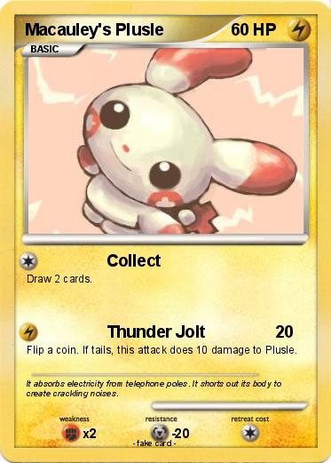 Pokemon Macauley's Plusle