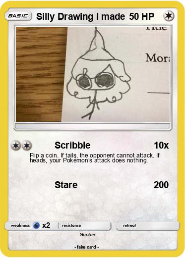 Pokemon Silly Drawing I made