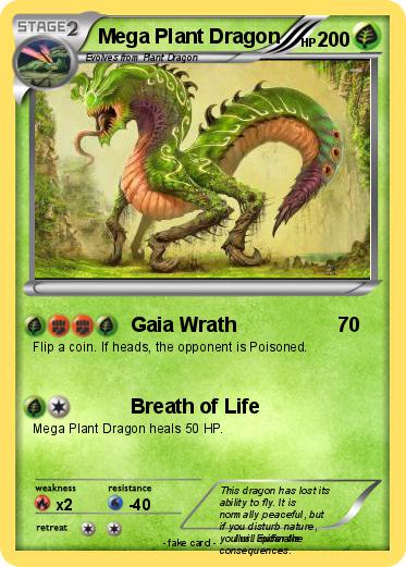 Pokemon Mega Plant Dragon