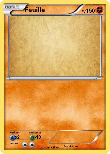 Pokemon Feuille