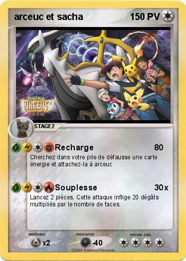 Pokemon arceuc et sacha 