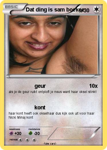 Pokemon Dat ding is sam boekee