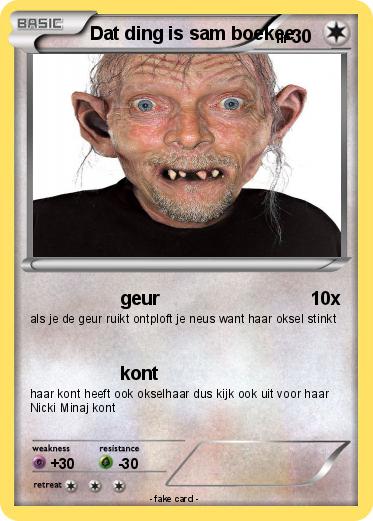 Pokemon Dat ding is sam boekee