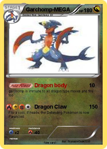 Pokemon Garchomp-MEGA
