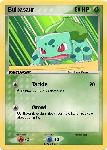 Pokemon Bulbasaur