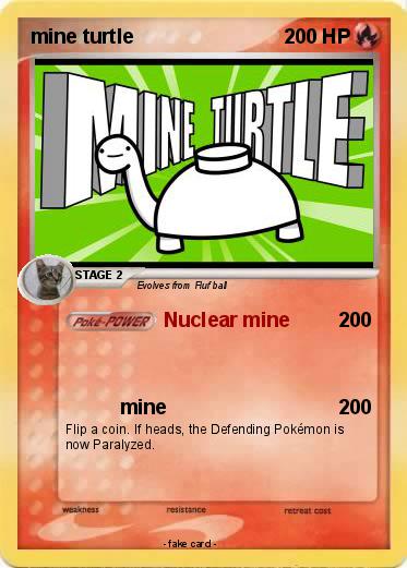 Pokemon mine turtle