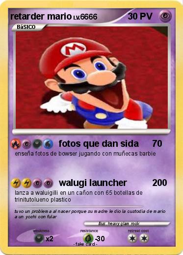 Pokemon retarder mario