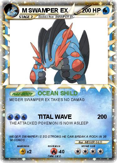 Pokemon M SWAMPER EX