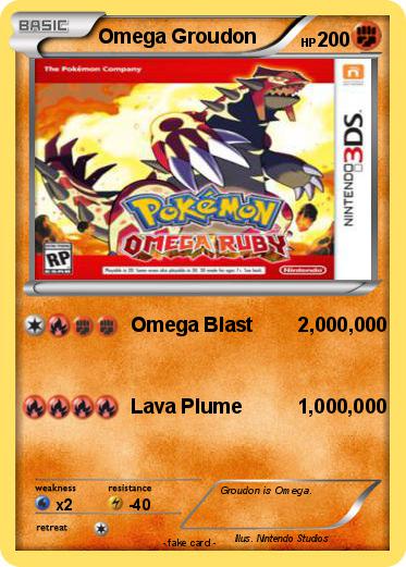 Pokemon Omega Groudon