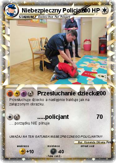 Pokemon Niebezpieczny Policjant