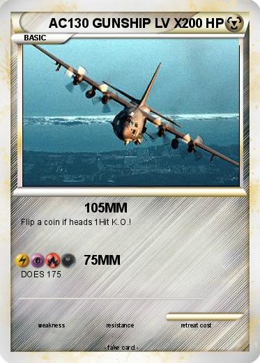 Pokemon AC130 GUNSHIP LV X