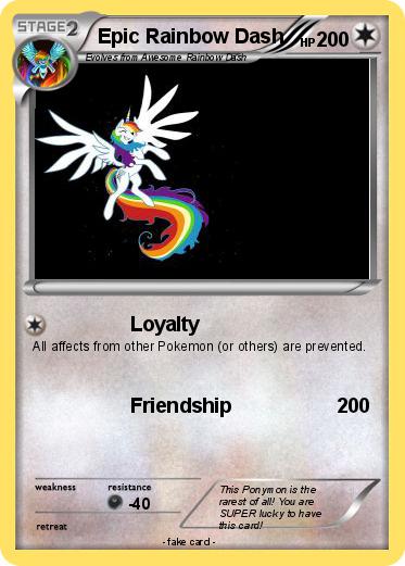 Pokemon Epic Rainbow Dash