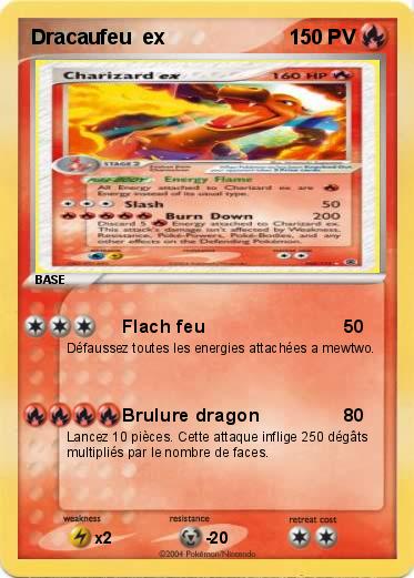 Pokemon Dracaufeu  ex