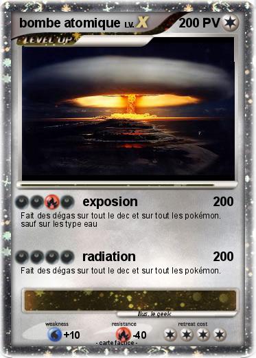 Pokemon bombe atomique