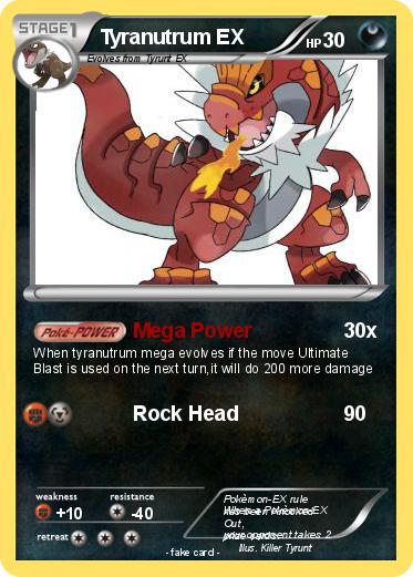 Pokemon Tyranutrum EX