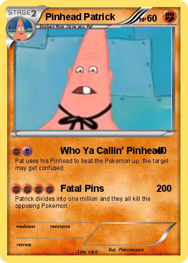 Pokemon Pinhead Patrick