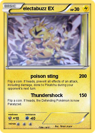 Pokemon electabuzz EX