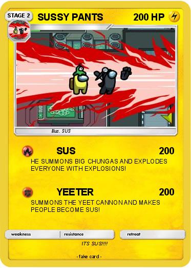 Pokemon SUSSY PANTS
