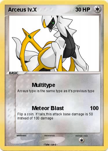 Pokemon Arceus lv.X