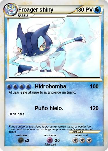 Pokemon Froager shiny
