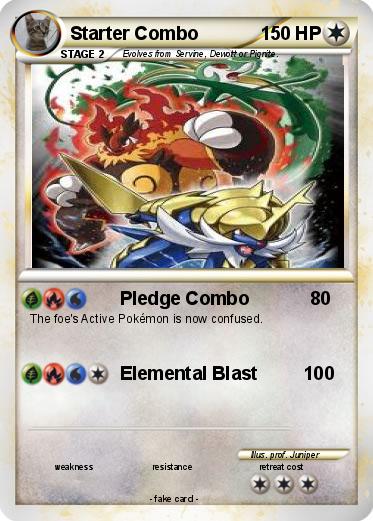 Pokemon Starter Combo