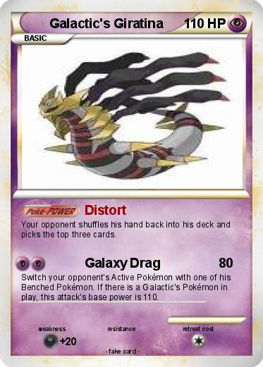 Pokemon Galactic's Giratina