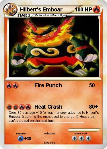 Pokemon Hilbert's Emboar