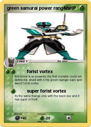 Pokemon green samurai power rangers