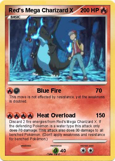 Pokemon Red's Mega Charizard X