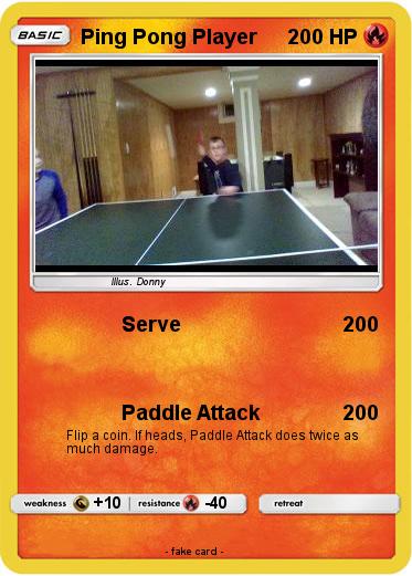 Pokemon Ping Pong Player