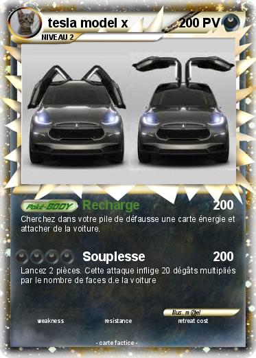 Pokemon tesla model x