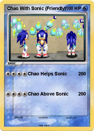 Pokemon Chao With Sonic (Friendly)