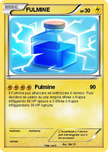 Pokemon FULMINE