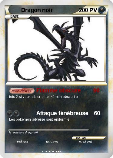 Pokemon Dragon noir