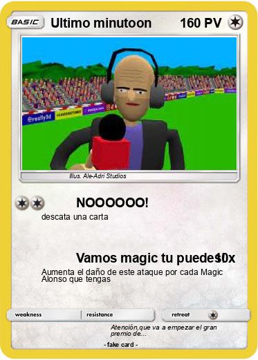 Pokemon Ultimo minutoon