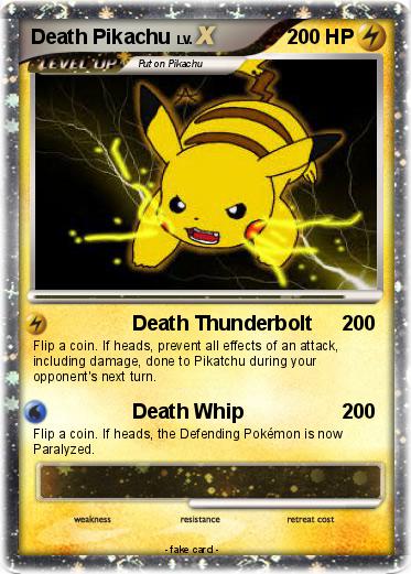 Pokemon Death Pikachu