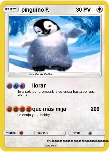 Pokemon pinguino F.