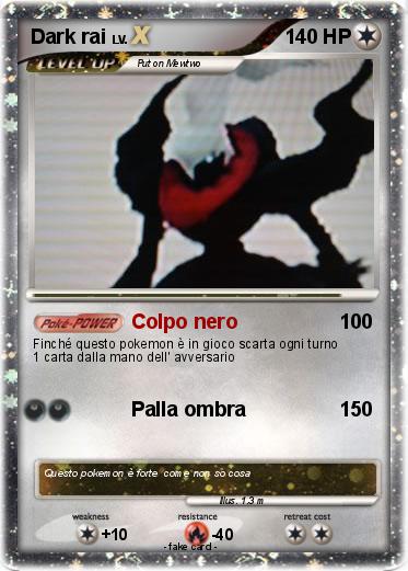 Pokemon Dark rai