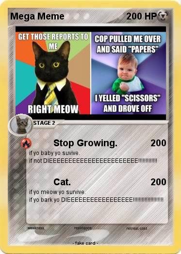 Pokemon Mega Meme