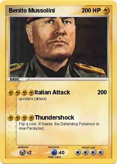 Pokemon Benito Mussolini