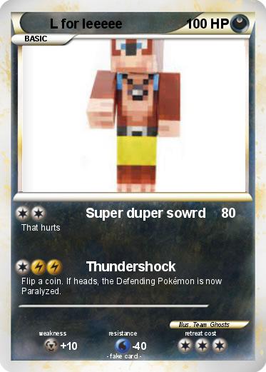 Pokemon L for leeeee
