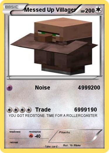 Pokemon Messed Up Villager