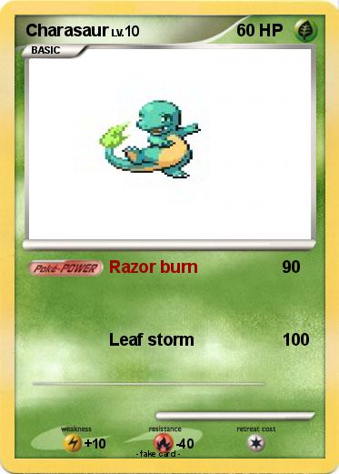Pokemon Charasaur