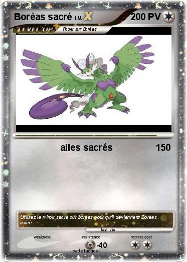 Pokemon Boréas sacré