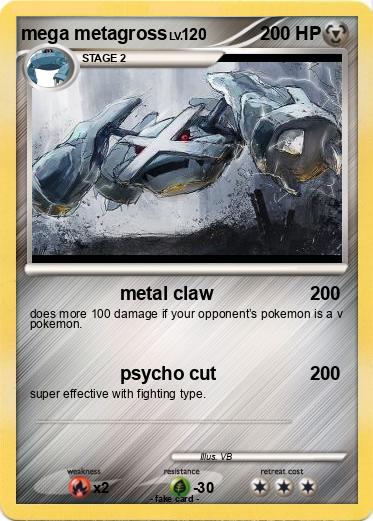 Pokemon mega metagross