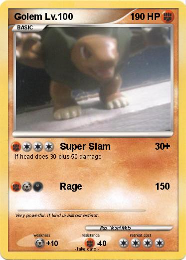 Pokemon Golem Lv.100