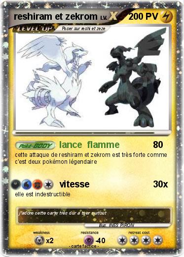 Pokemon reshiram et zekrom