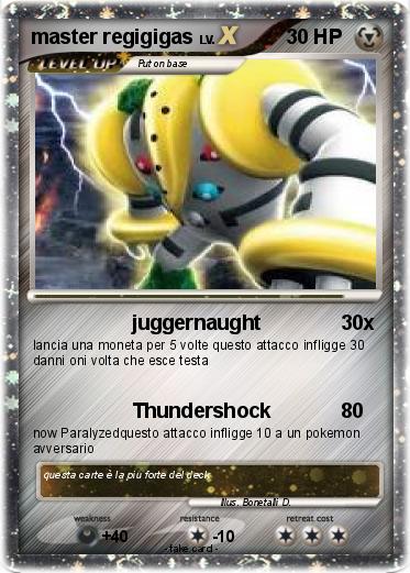 Pokemon master regigigas