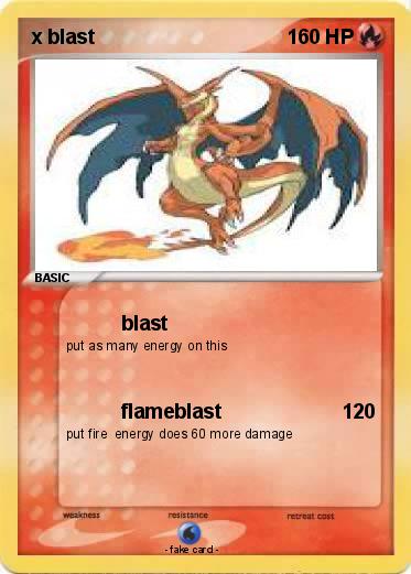 Pokemon x blast