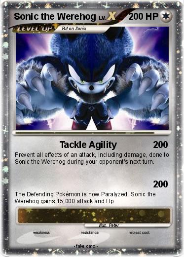 Pokemon Sonic the Werehog